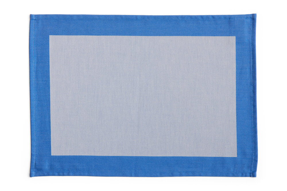 Ram dækkerserviet - blå